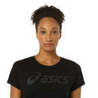 Asics T-shirt Big Logo Tee Noir Mujer - vue 3