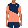 Asics T-shirt Club Coral Marino