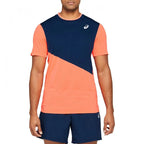 Asics T-shirt Club Coral Marino