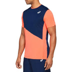 Asics T-shirt Club Coral Marino - vue 3