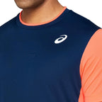 Asics T-shirt Club Coral Marino - vue 5