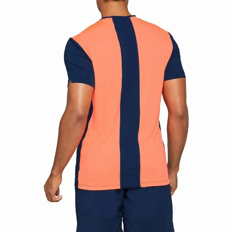 Asics T-shirt Club Coral Peacoat - vue 2