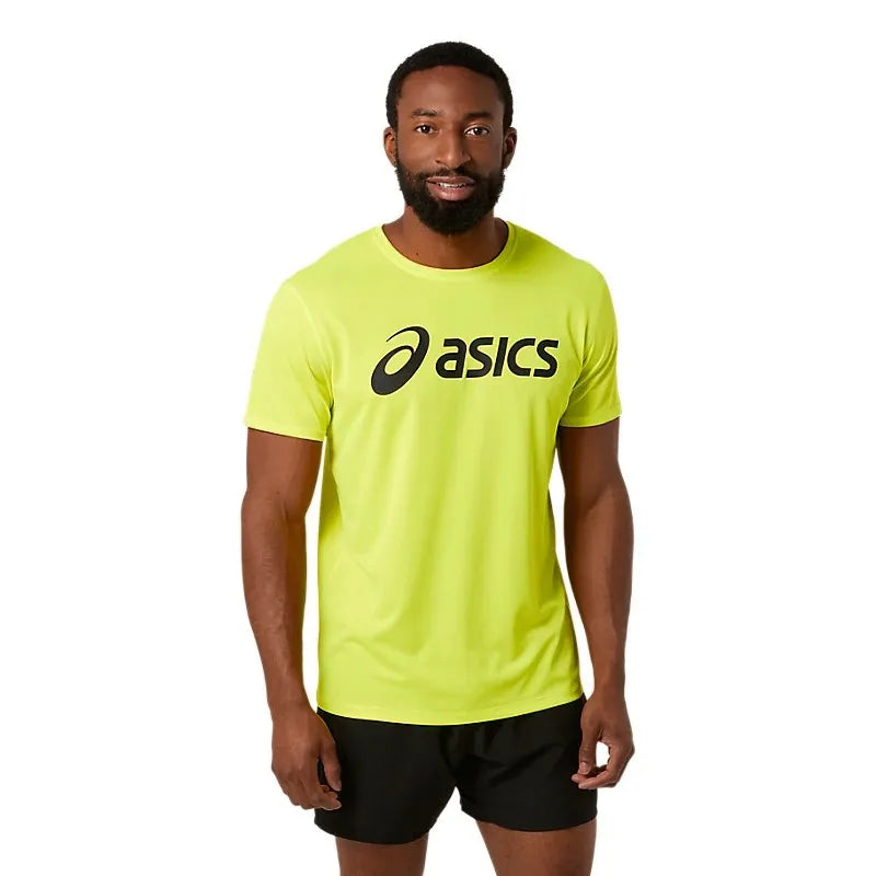 Asics T-shirt Core Jaune Fluor Performance Noir