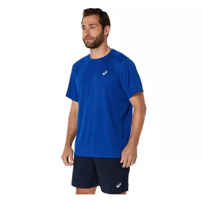 Asics T-shirt Core SS Top Bleu Électrique - vue 3