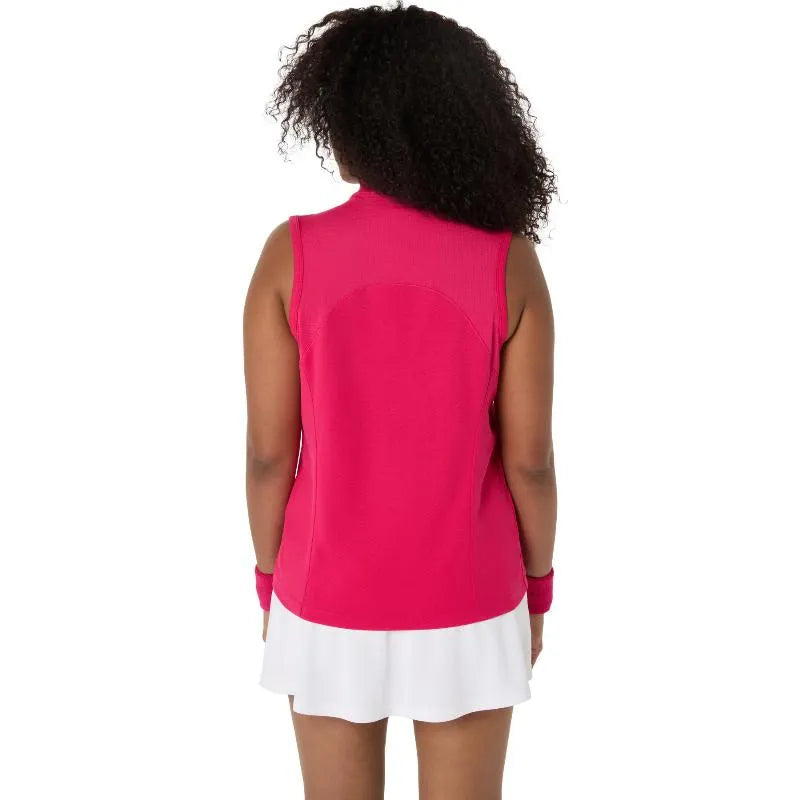 Asics T-shirt Court Rose Brillant Femme - vue 2