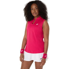 Asics T-shirt Court Rose Brillant Femme - vue 4