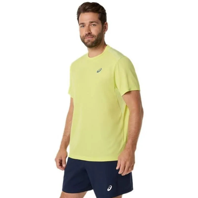 Asics T-shirt Court SS Top Vert Pistacho - vue 3