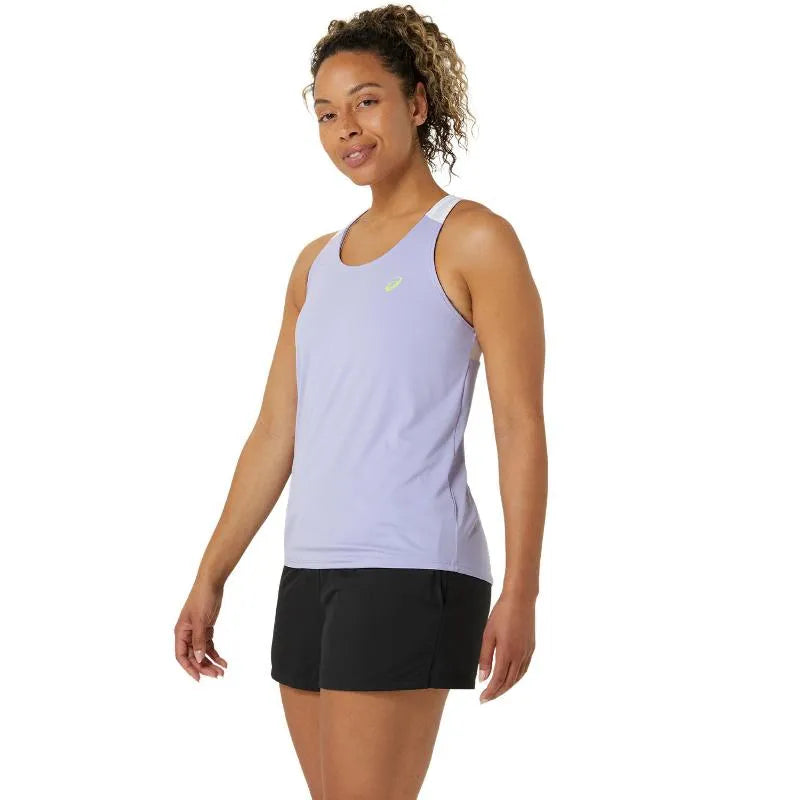 Asics T-shirt Court Vapor Blanc Brillant Femme - vue 3