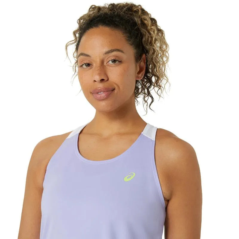 Asics T-shirt Court Vapor Blanc Brillant Femme - vue 4