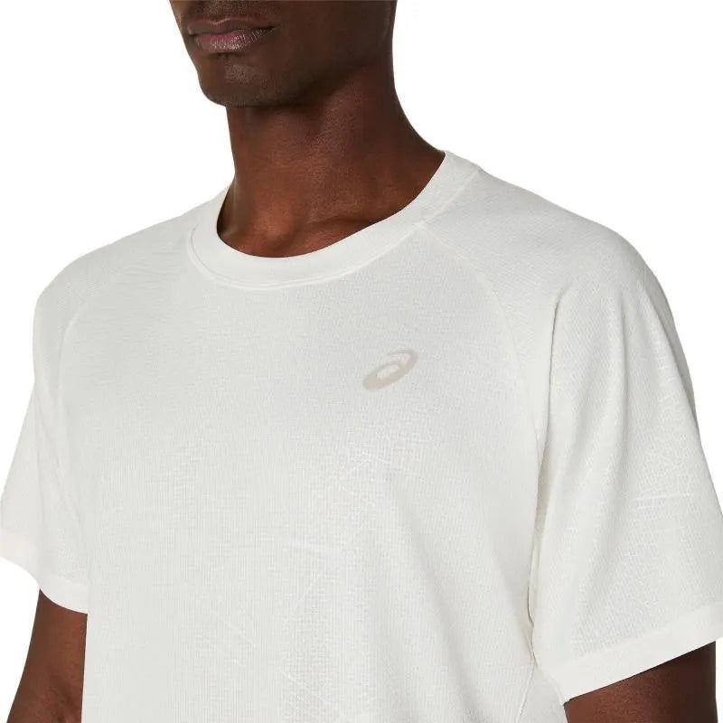 Asics T-shirt Game All Over Print SS Top Crema - vue 3
