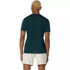 Asics T-shirt Match Seasonal Graphic Vert Saxon - vue 2