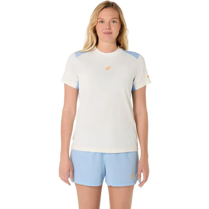 Asics T-shirt Padel Court Crema Femme