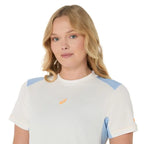 Asics T-shirt Padel Court Crema Femme - vue 3