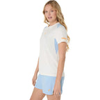 Asics T-shirt Padel Court Crema Femme - vue 4