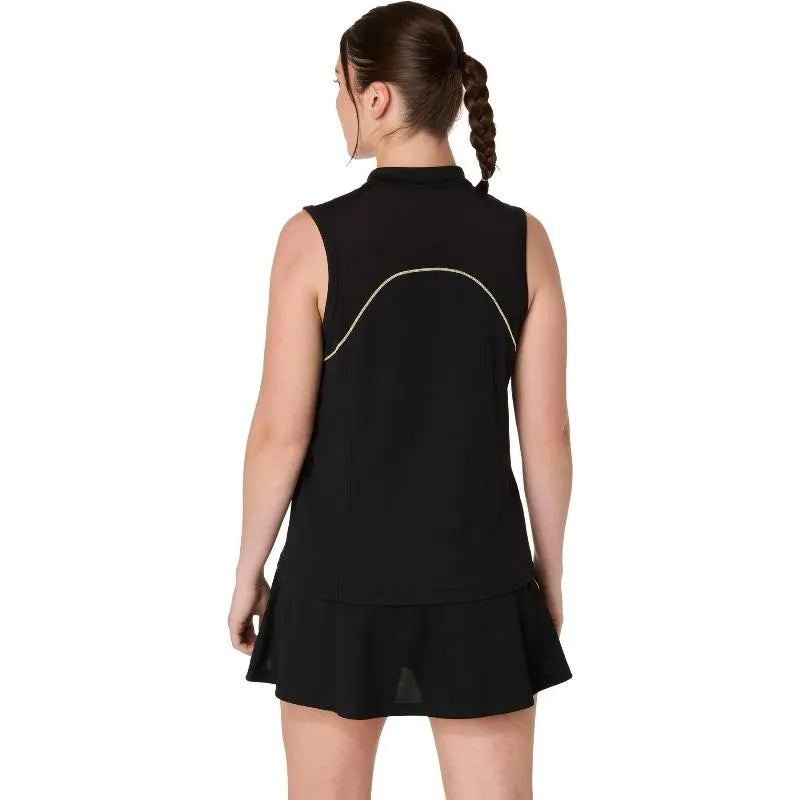 Asics T-shirt Padel Court Noir Femme - vue 2