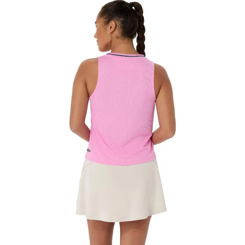 Asics T-shirt Padel Court Rose Chicle Femme - vue 2