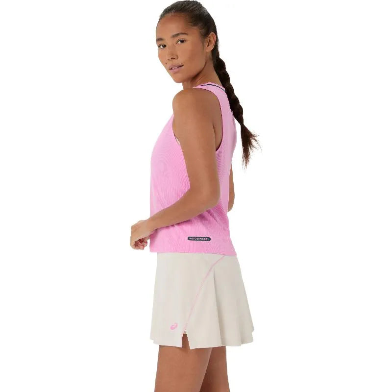 Asics T-shirt Padel Court Rose Chicle Femme - vue 3