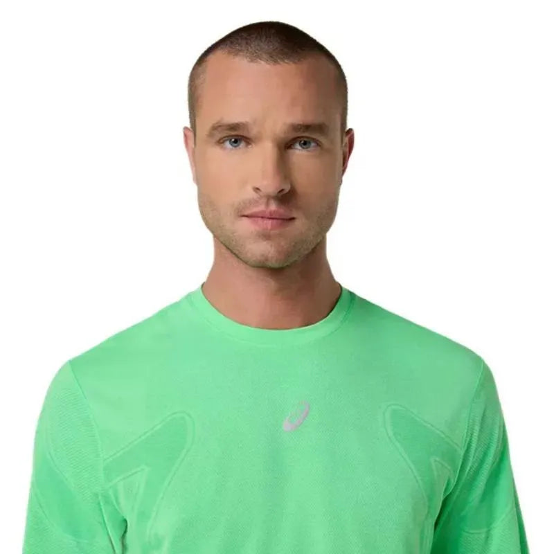 Asics T-shirt Road Seamless SS Top Vert - vue 4