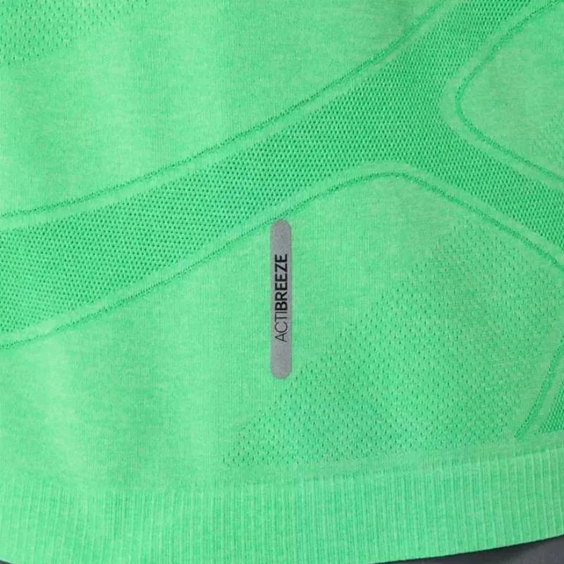 Asics T-shirt Road Seamless SS Top Vert - vue 6