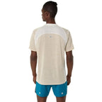 Asics T-shirt Road SS Top Crema - vue 2