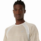 Asics T-shirt Road SS Top Crema - vue 4
