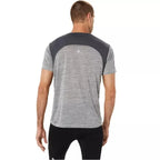 Asics T-shirt Road SS Top Gris - vue 2