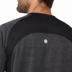 Asics T-shirt Road SS Top Noir - vue 5