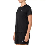 Asics T-shirt Silver Noir Femme - vue 3