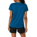 Asics T-shirt Silver Bleu Pétrole Femme - vue 2