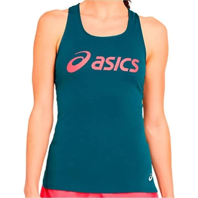 Asics T-shirt Silver Tank Vert Femme