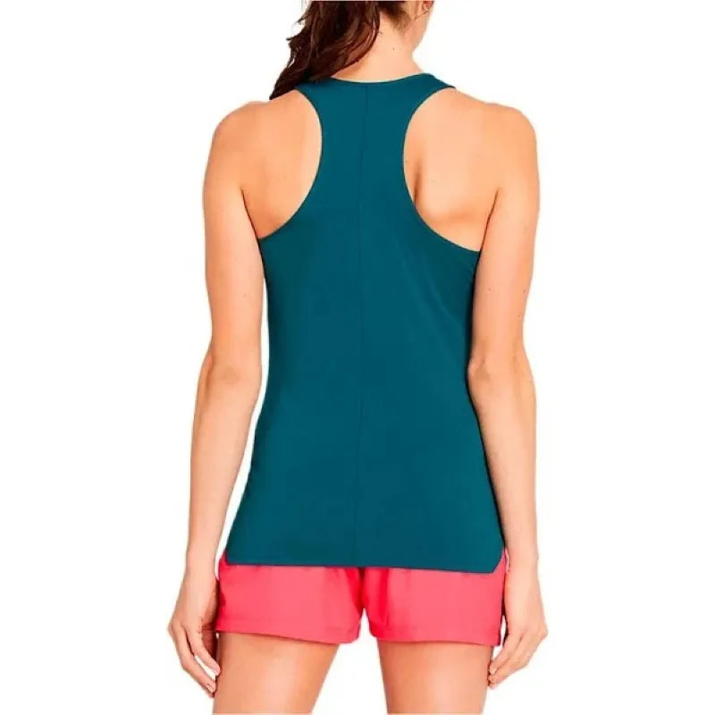 Asics T-shirt Silver Tank Vert Femme - vue 2