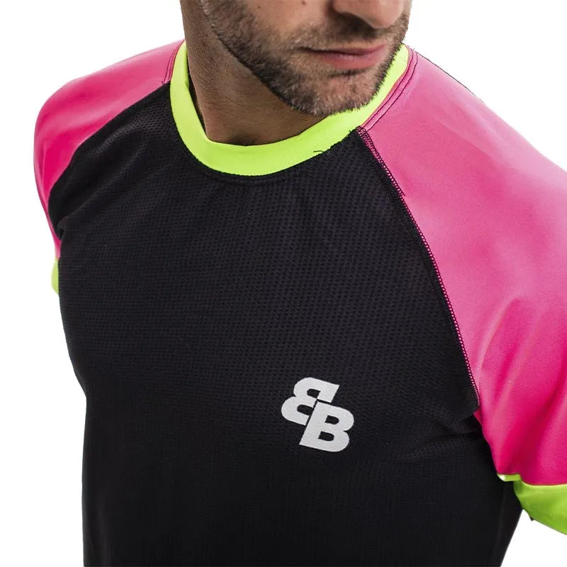 BB T-shirt Game Noir Rose Melon - vue 2
