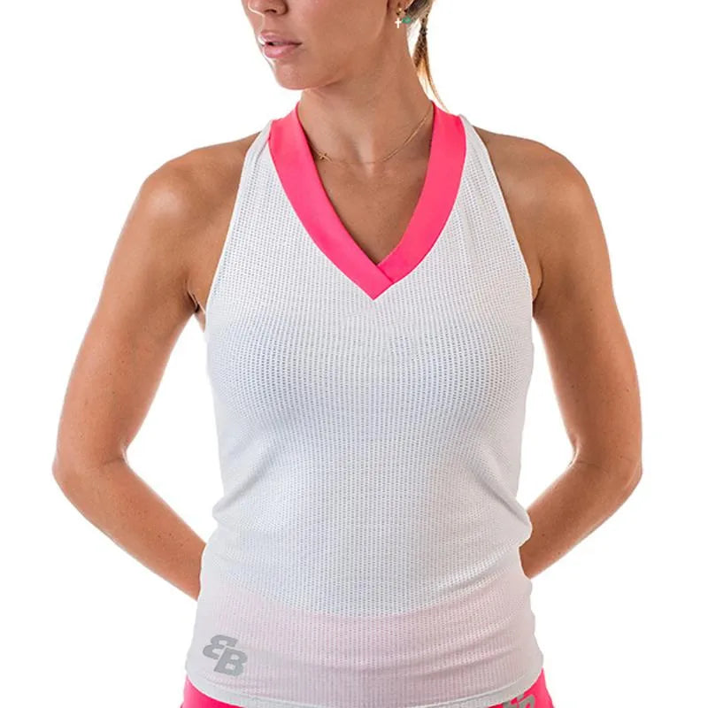 BB T-shirt Nerea Blanc Rose