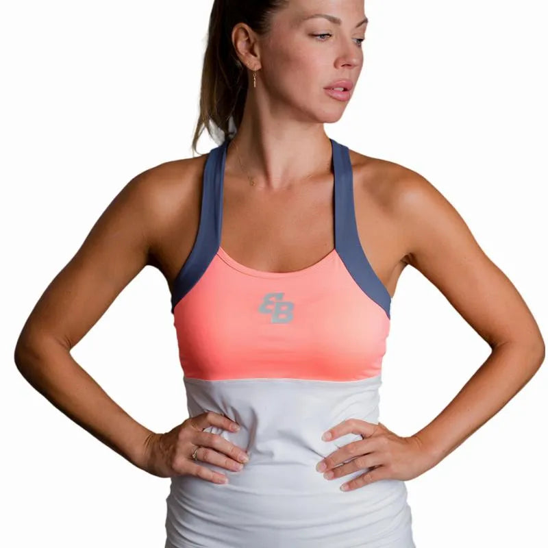 BB T-shirt Nube Blanc Coral Gris