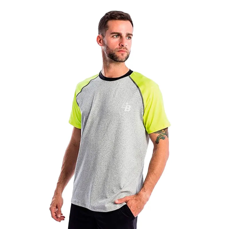 BB T-shirt Snow Gris Jaune Fluor