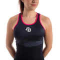 BB T-shirt Viento Noir Rose Fluor