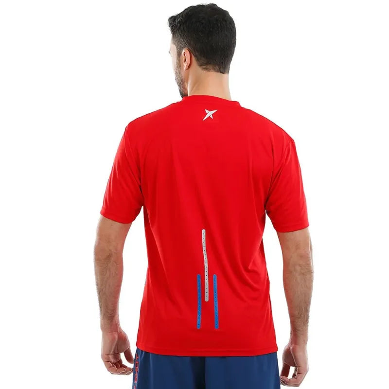 Drop Shot T-shirt JMD Heritage Rouge - vue 3