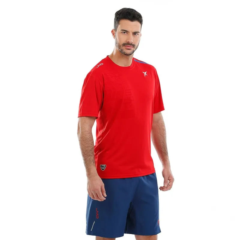 Drop Shot T-shirt JMD Heritage Rouge - vue 4