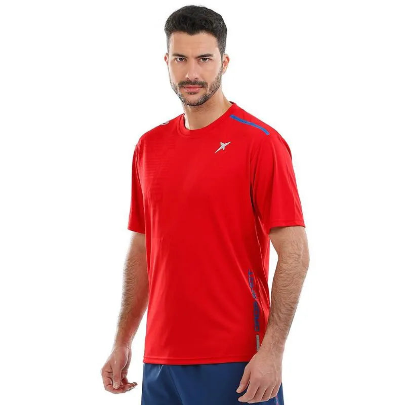 Drop Shot T-shirt JMD Heritage Rouge - vue 7