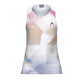 Head T-shirt Agility Blanc Bleu Femme