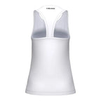 Head T-shirt Agility Blanc Bleu Femme - vue 2