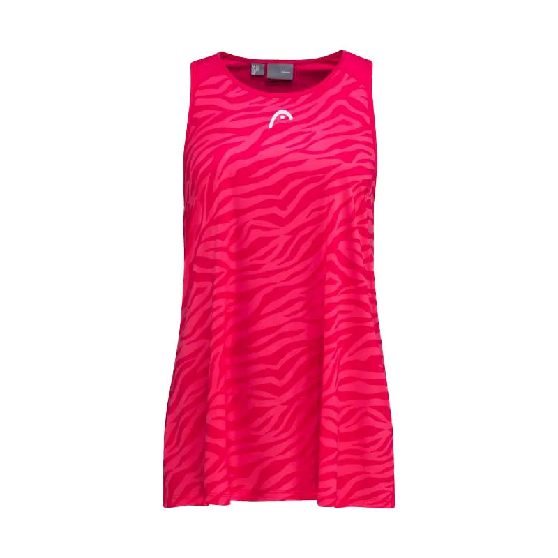 Head T-shirt Agility Magenta Print Vision
