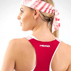 Head T-shirt Agility Tech Mora Blanc Print - vue 6