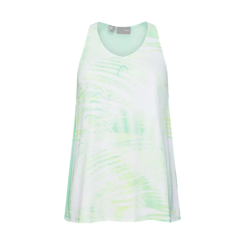 Head T-shirt Agility Vert Pastel Print