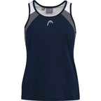 Head T-shirt Club 22 Marine Femme