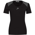 Head T-shirt Club 22 Tech Noir Femme