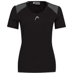 Head T-shirt Club 22 Tech Noir Femme
