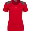 Head T-shirt Club 22 Tech Rouge Femme