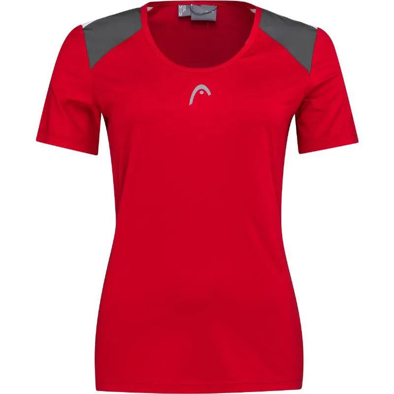 Head T-shirt Club 22 Tech Rouge Femme