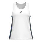 Head T-shirt Club 25 Blanc Bleu Royal